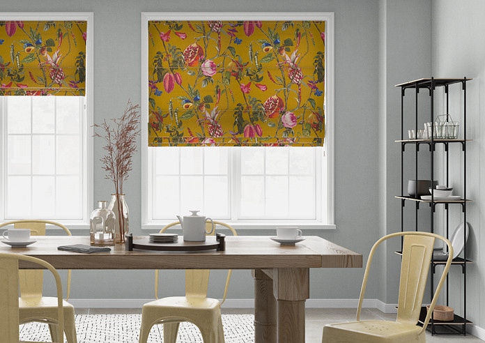 Kensington, Mustard - Roman Blind - Image 3